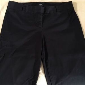 J Crew Stretch City Fit Black Pants